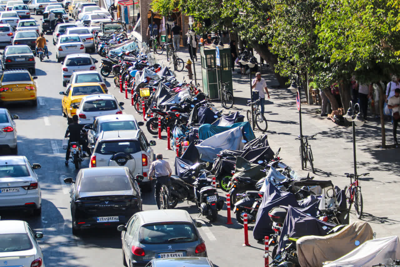 راه بندان روی دو چرخ